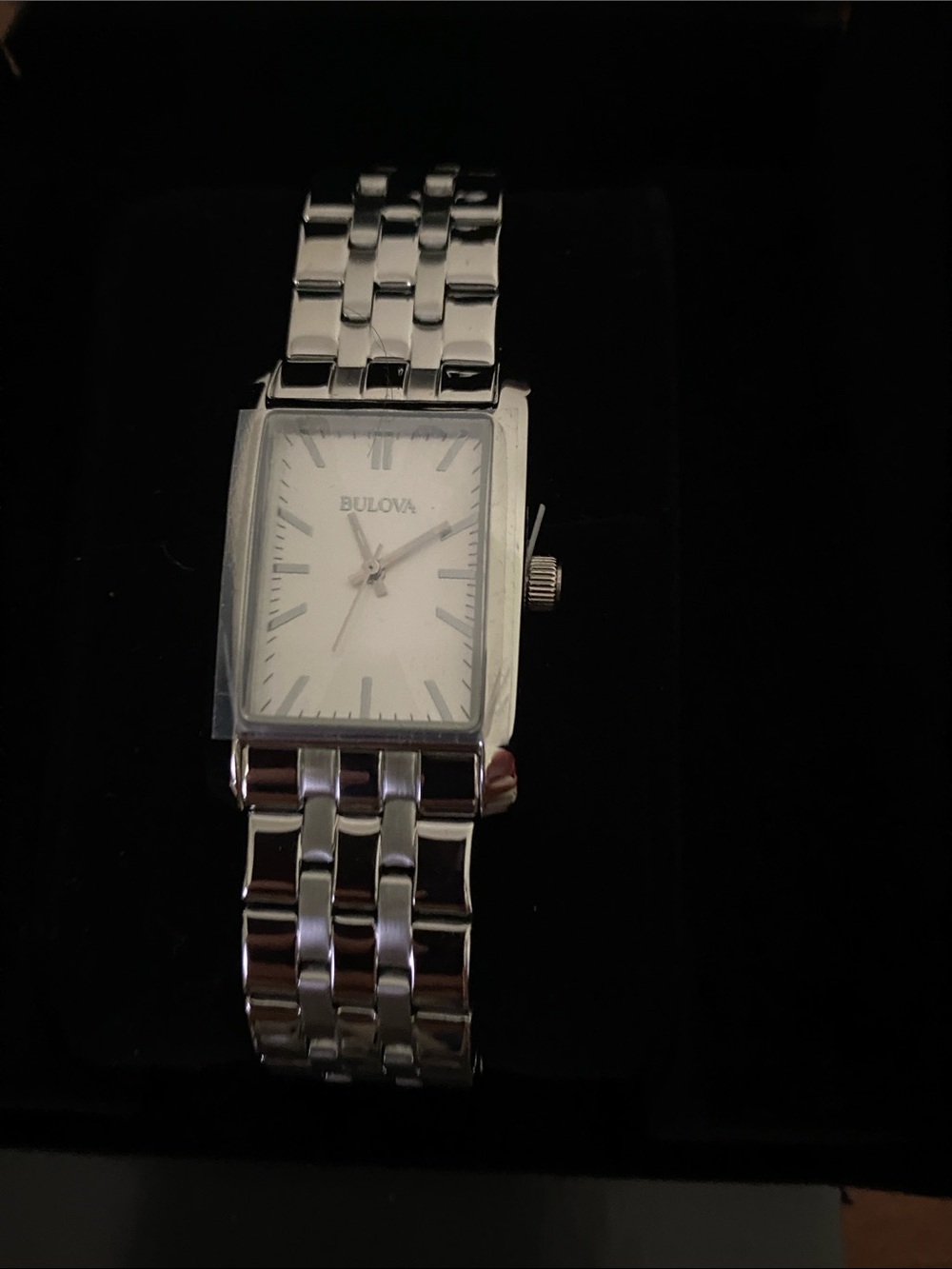 New Bulova Silver Women’s Stainless Steel Bracelet Watch